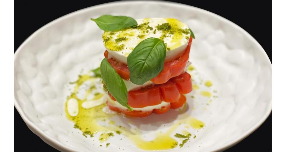 Gourmet buffalo caprese
