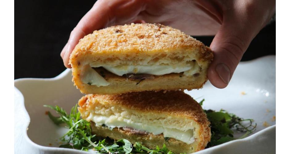 Fried Mozzarella Sandwich